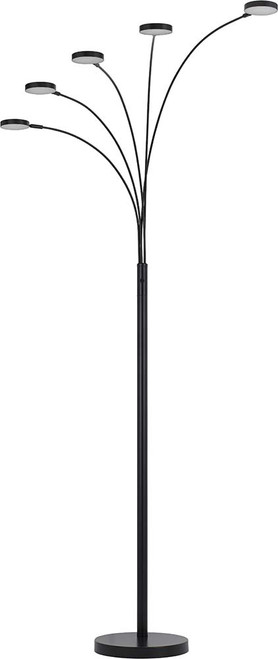 Cal BO-3121FL-5L-DB Malibu Modern Dark Bronze LED Floor Lamp