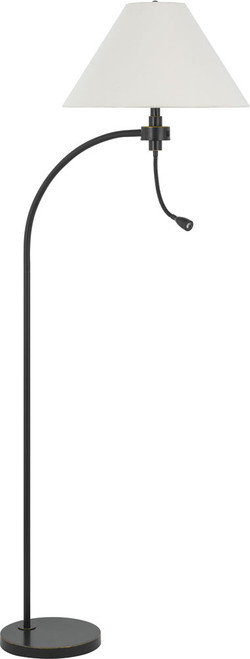 Cal BO-3178FL-DB Ashland Antique Brass LED Floor Lamp Lighting