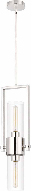 Cal FX-3758-1 Redmond Modern Chrome Mini Hanging Light Fixture
