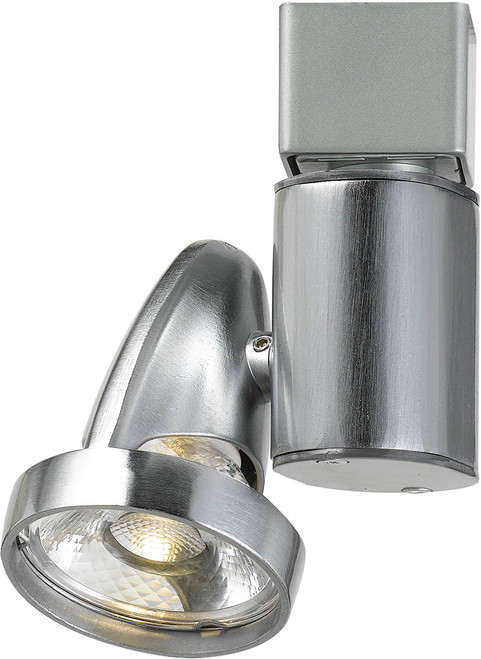 Cal HT-808-BS Contemporary Brushed Steel LED Home Track Lighting Head