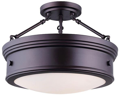 Canarm ISF624A03ORB Boku Modern Oil Rubbed Bronze Ceiling Lighting