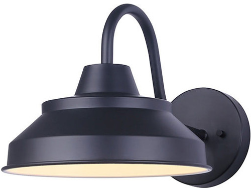 Canarm LBL167A10WACBK Barn Light Retro Black LED Outdoor Lighting Sconce