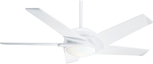 Casablanca 59165 Stealth DC Modern Snow White LED 54" Ceiling Fan