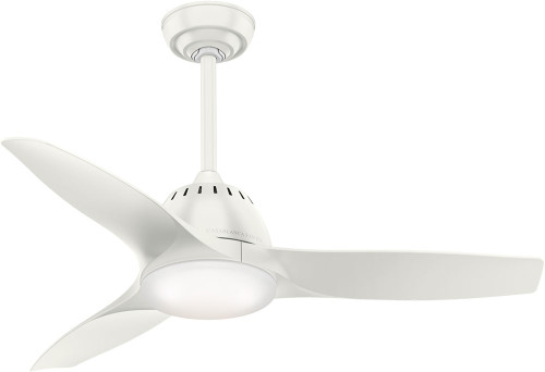 Casablanca 59286 Wisp Modern Fresh White LED 44" Home Ceiling Fan