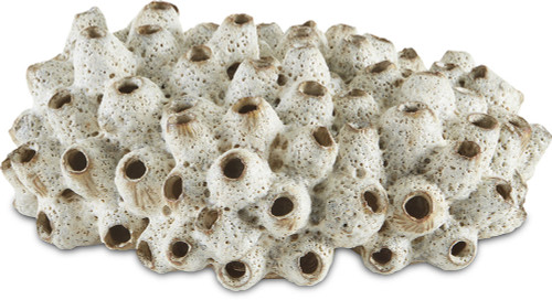 Currey & Company 1200-0429 Sulawasi Contemporary Antique White Sculpture