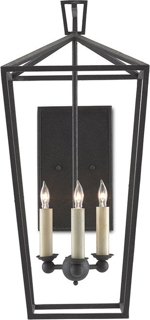Currey & Company 5000-0169 Denison Contemporary Molé Black Wall Lighting