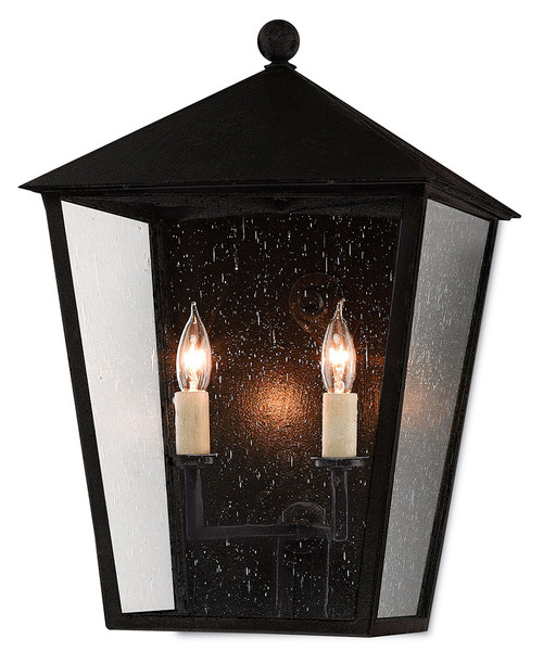 Currey & Company 5500-0011 Bening Midnight Exterior Lighting Sconce