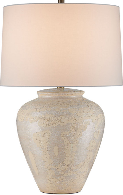 Currey & Company 6000-0999 Mimi Modern Ivory Side Table Lamp