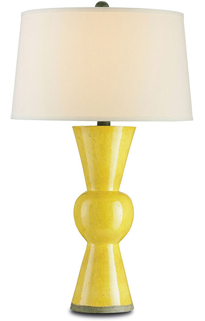 Currey & Company 6382 Upbeat Yellow Lighting Table Lamp