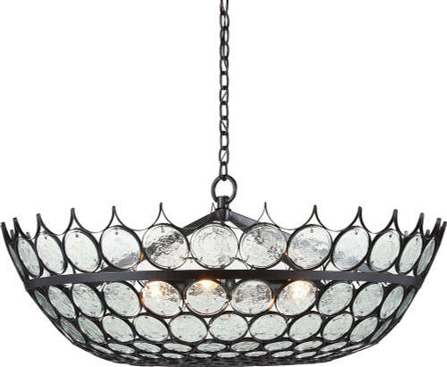 Currey & Company 9000-0879 Augustus Modern Bronze Hanging Light Fixture