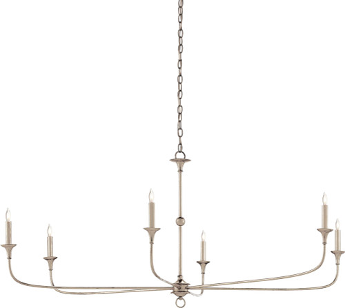 Currey & Company 9000-0932 Nottaway Contemporary Champagne Hanging Chandelier