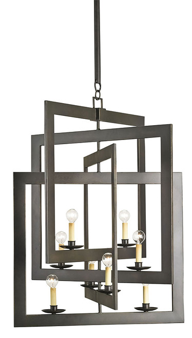 Currey & Company 9927 Middleton Contemporary Bronze Gold Hanging Light