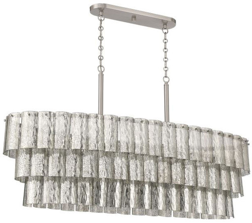 Craftmade 48677-BNK Museo Contemporary Brushed Polished Nickel Kitchen Island Lighting