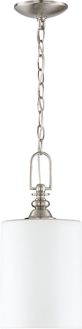 Craftmade 49891-BNK Dardyn Brushed Polished Nickel Mini Drum Hanging Light