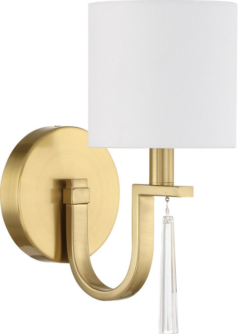 Craftmade 58261-SB Fortuna Modern Satin Brass Wall Lighting Sconce