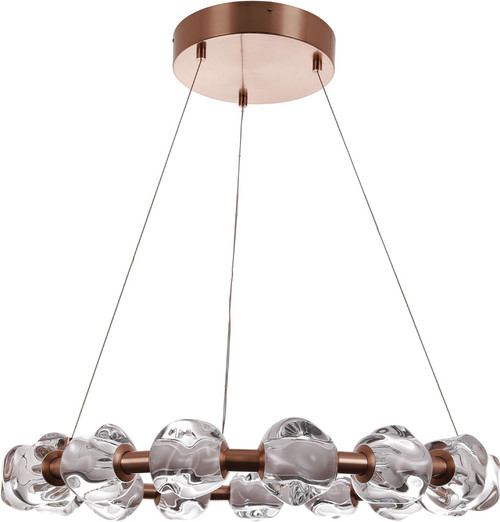 Craftmade 59415-SB-LED Jackie Contemporary Satin Brass Lighting Chandelier