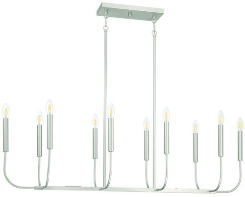 Craftmade 59870-BNK Traci Modern Brushed Polished Nickel Kitchen Island Lighting