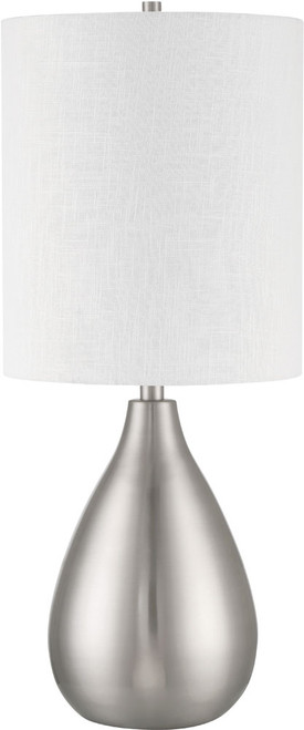 Craftmade 87004BNK-T Leri Contemporary Brushed Polished Nickel Table Top Lamp
