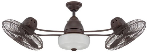 Craftmade BW248AG6 Bellows II Contemporary Aged Bronze Textured Ceiling Fan