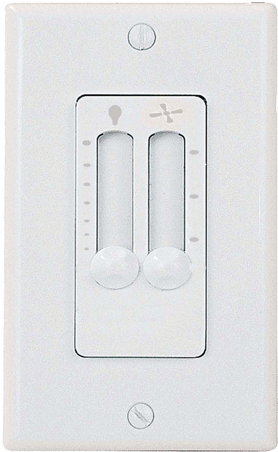 Craftmade CM-7W-LED White Fan and Light Control