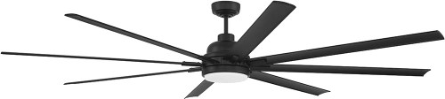 Craftmade RSH84FB8-NWF Rush Modern Flat Black LED 84" Ceiling Fan