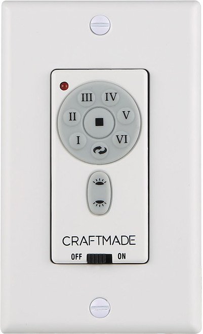 Craftmade WIDC-WALL Flat Black WIDC Wall Control System