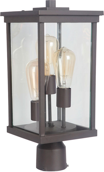 Craftmade Z9725-OBO Riviera III Oiled Bronze Outdoor Lighting Post Light