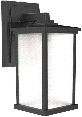 Craftmade ZA2414-TB Resilience Lanterns Textured Matte Black Outdoor 6" Wall Lamp