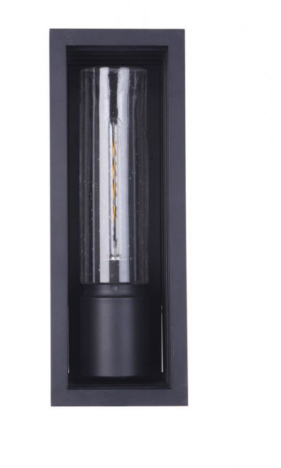 Craftmade ZA2820-TB Carmel Modern Textured Matte Black Outdoor Light Sconce