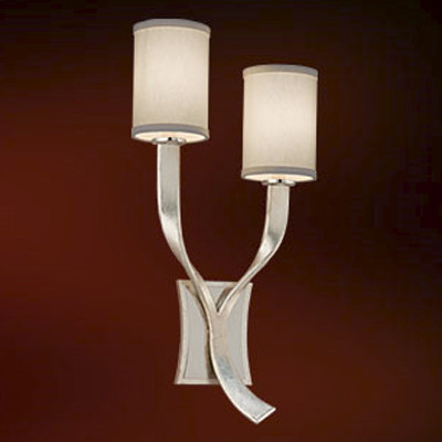 Corbett 158-12-SL/SS Roxy 2-light Contemporary Wall Sconce Light - Right Version