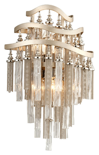 Corbett 176-13-WSL Chimera Large Crystal 17 Inch Tall Wall Sconce Lighting Fixture