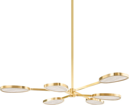 Corbett 338-06-VB Beirut Modern Vintage Brass LED Ceiling Chandelier
