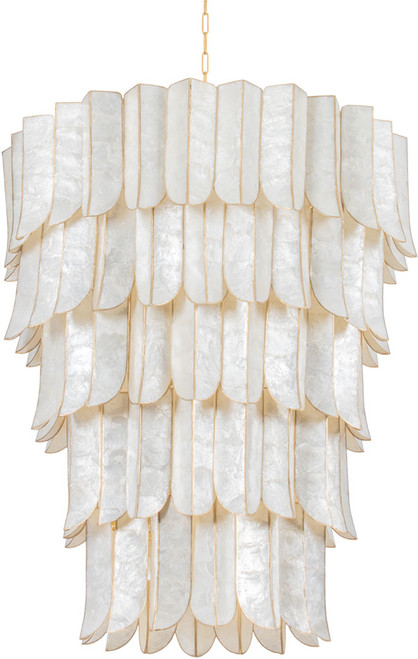 Corbett 365-39-VGL Cartagena Contemporary Vintage Gold Leaf 39.5" Foyer Light Fixture