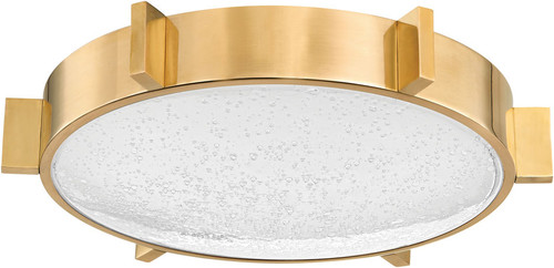 Corbett 377-14-VB Ansonia Modern Vintage Brass LED Overhead Light Fixture