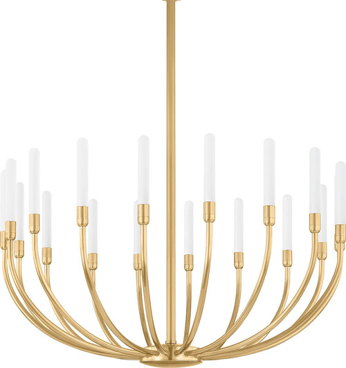 Corbett 481-28-VB Amalthea Modern Vintage Brass LED Chandelier Lighting
