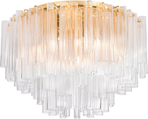 Corbett 502-34-VGL Varenna Modern Vintage Gold Leaf 34" Ceiling Light Fixture