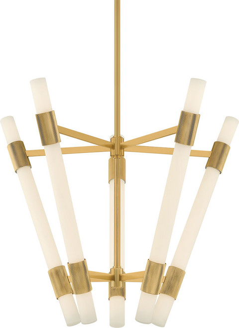 Corbett 509-32-VB Krakow Contemporary Vintage Brass LED Hanging Lamp