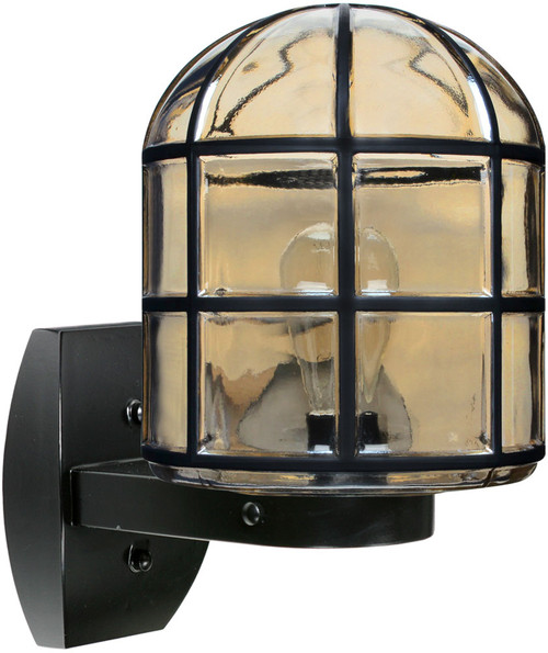 Costaluz 341756-WALL 3417 Series Contemporary Black Outdoor Wall Lamp