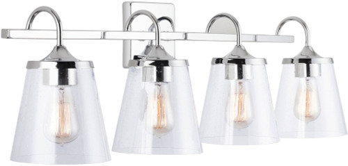 Capital Lighting 139142CH-496 20 Chrome 4-Light Bathroom Light