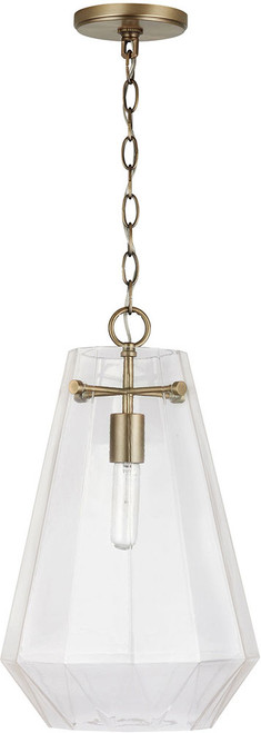 Capital Lighting 338316AD 15 Contemporary Aged Brass Mini Drop Lighting Fixture