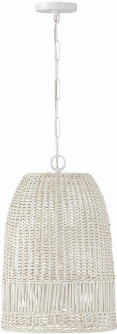 Capital Lighting 347512HH Naomi Contemporary Chalk White Pendant Lighting