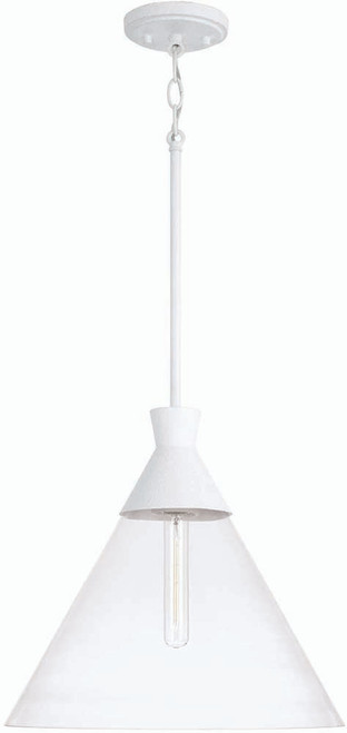 Capital Lighting 350311XW Paloma Modern Textured White Drop Lighting Fixture