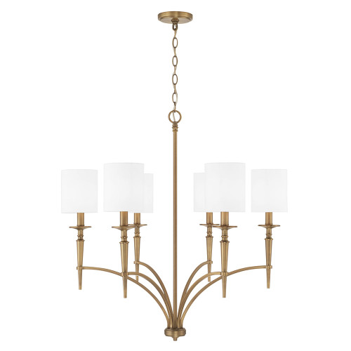 Capital Lighting 442661AD-701 Abbie Modern Aged Brass 31" Lighting Chandelier