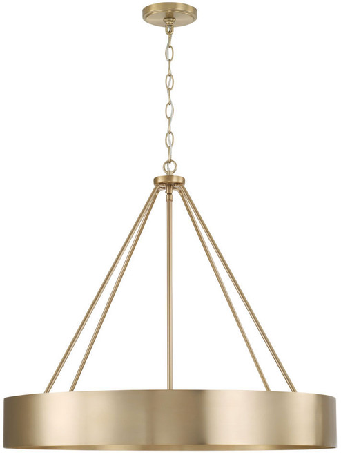 Capital Lighting 453041MA Weller Contemporary Matte Brass 27.5" Lighting Pendant