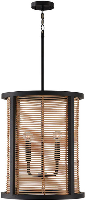 Capital Lighting 544041FK Rico Flat Black Outdoor Foyer Lighting