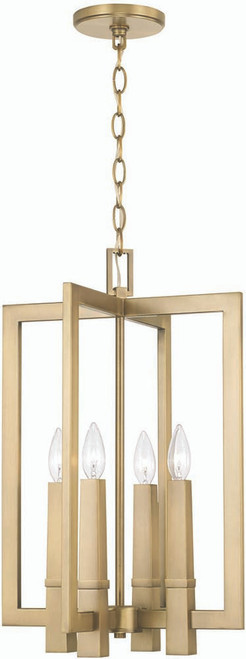 Capital Lighting 549641AD Blake Contemporary Aged Brass Foyer Lighting Fixture