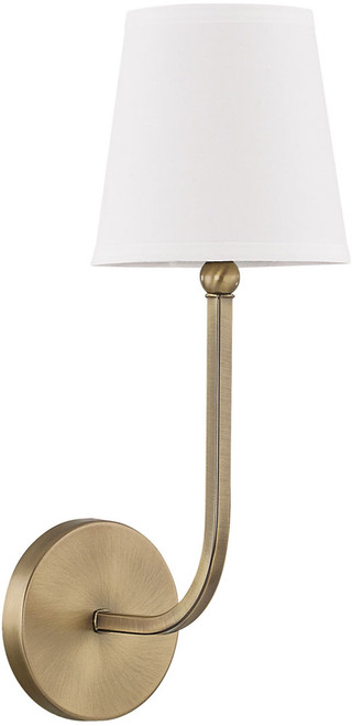 Capital Lighting 619311AD-674 Dawson Aged Brass Wall Sconce