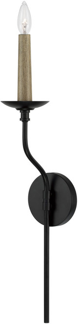 Capital Lighting 651511MB Wilder Contemporary Matte Black Wall Lighting