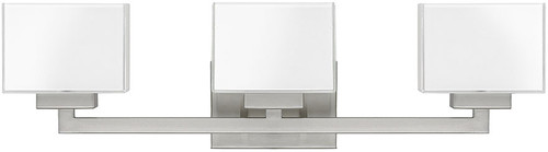 Capital Lighting 8343BN-155 Tahoe Contemporary Brushed Nickel 3-Light Bathroom Lighting Fixture