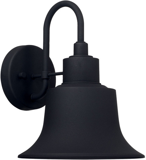 Capital Lighting 926311BK Brock Black Exterior Wall Sconce Lighting